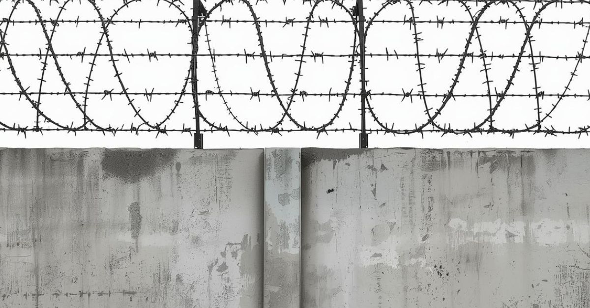 ¿Cómo colocar alambre de púas en una medianera?