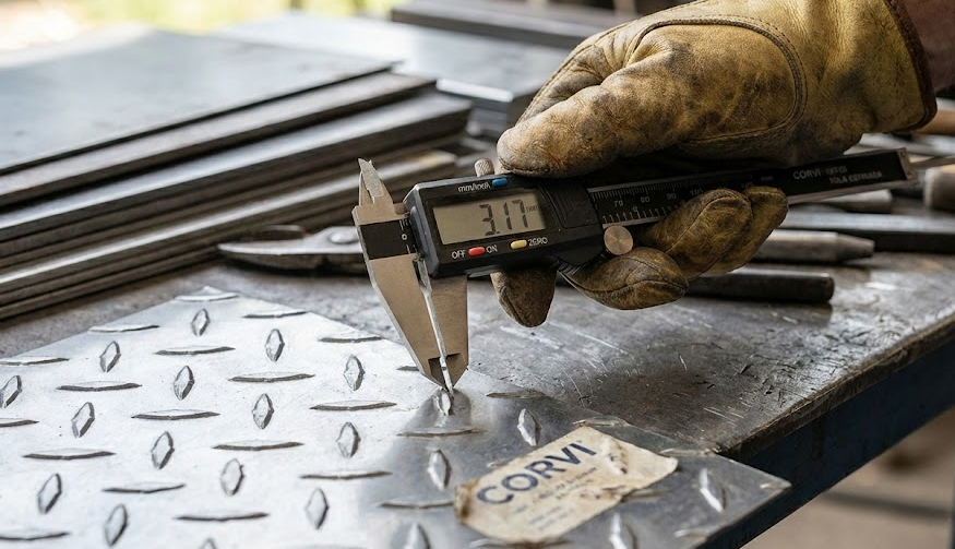 Guía de Calibres de Tolas: ¿Cuál usar para portones, pisos y carrocerías?