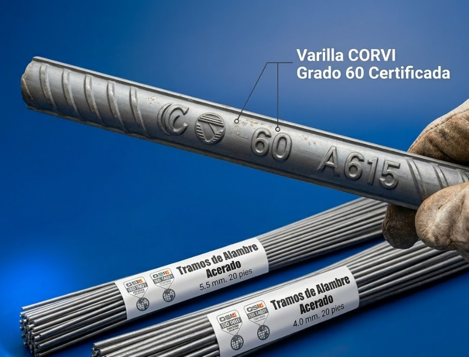 Varilla Grado 40 vs. Grado 60: Seguridad Sismorresistente en RD