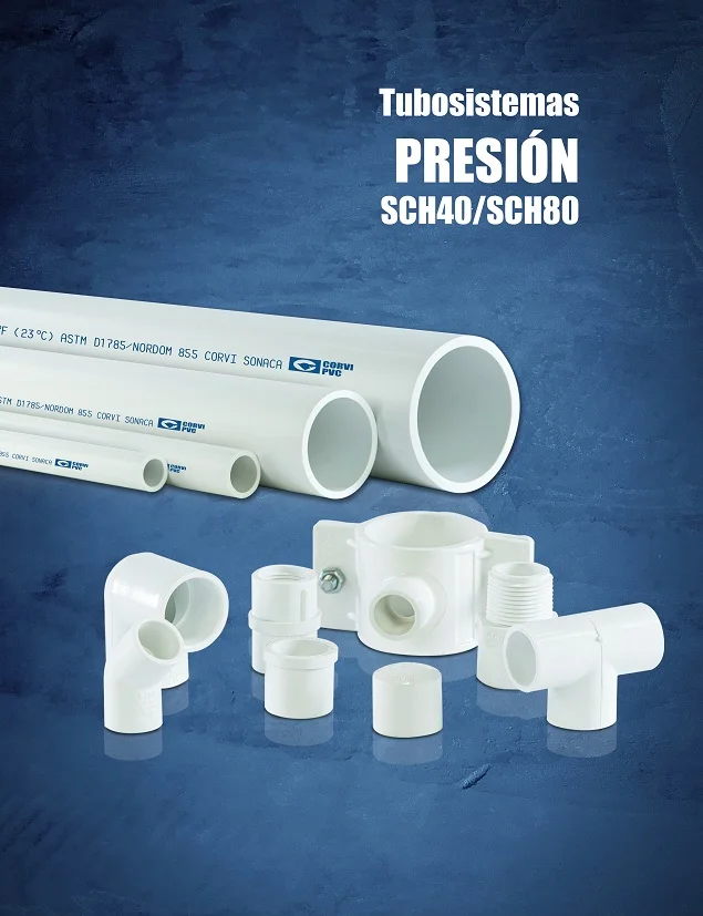 PVC SCH40 y SCH80